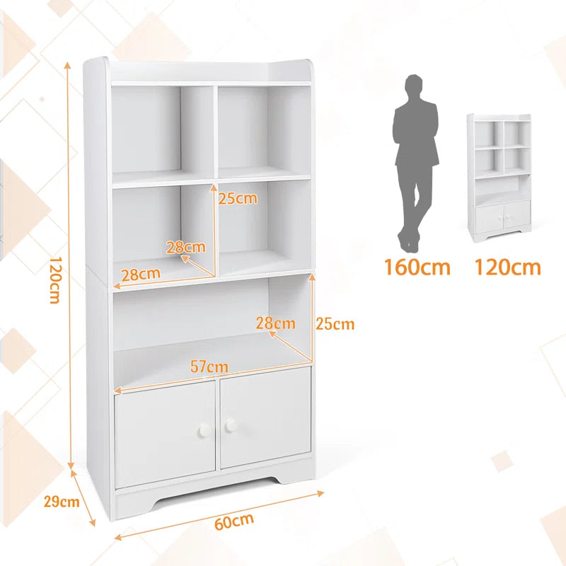 Mylani 120Cm H X 60Cm W Standard Bookcase