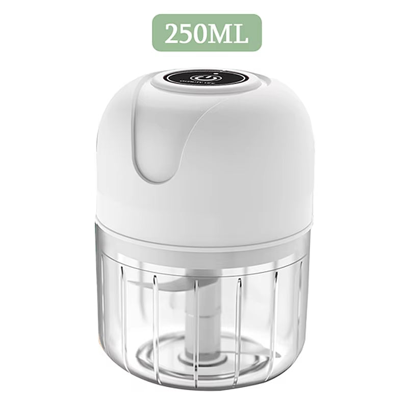 Mini Electric Garlic Chopper USB Meat Grinder Garlic Masher Machine Sturdy Durable Crushed Ginger Vegetable Crusher Kitchenware