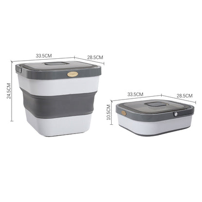 Rice Storage Box Dry Food Container Kitchen Plastic Grain Dispenser 5/7.5/12.5KG