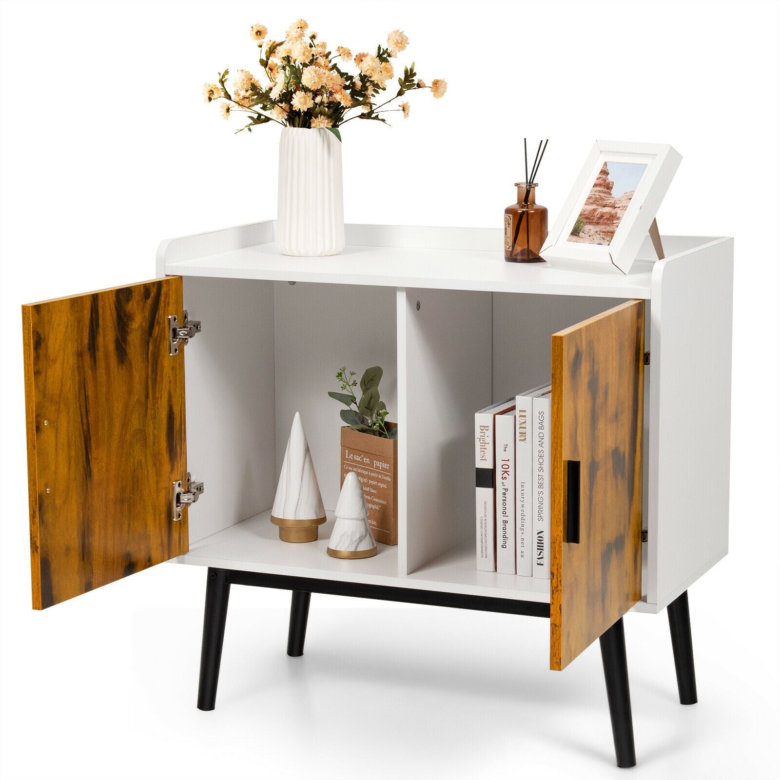 Wooden Sideboard with 2 Doors