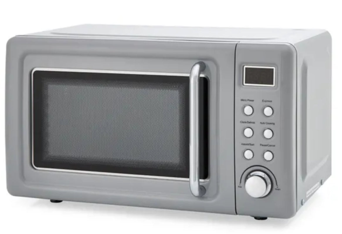 New Retro Style Digital Microwave 20 Litre 800W Kitchen Oven Appliances 5 Colors