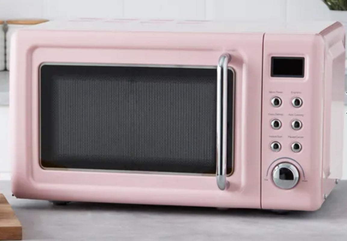 New Retro Style Digital Microwave 20 Litre 800W Kitchen Oven Appliances 5 Colors