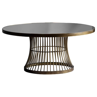 Chester Glass Top Coffee Table, Bronze